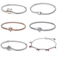 DISNEY Vòng Tay Chuỗi Hạt Bạc 925 Có Logo Marvel Tinker Bell Thời Trang