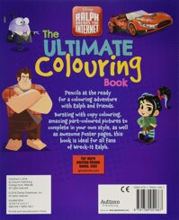 Disney Wreck It Ralph 2 The Ultimate Colouring Book - Disney Ralph đập phá Sách tô màu