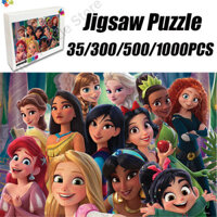 Disney Xếp Hình Công Chúa Ghép Hình 35 / 300 / 500 / 1000 Miếng Xếp Hình Công Chúa Có Hộp Tự Làm Xếp Hình Trẻ Em Quà Tặng Xếp Hình Trang Trí Nhà Cửa