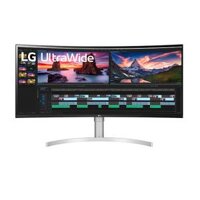 DISPLAY LG UltraWide™ 38” Nano IPS Cong QHD+ VESA Display HDR™ 600 NVIDIA® G-SYNC® Compatible Thunderbolt 38WN95C-W