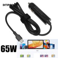 Ditipoo 65W 20V Bộ sạc xe hơi PD điện đa năng thực tế cho DELL,, ASUS,,, Laptop Acer