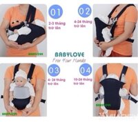 Địu bé 4 tư thế