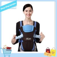 Địu Bethbear nhiều tư thế cho bé ra ngoài vải Polyester thoáng khí có đỡ cổ an toàn - King's Garden