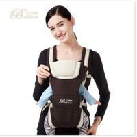 Địu Bethbear vải Polyester có xốp đỡ cổ tặng ghế ngồi ô tô cho bé