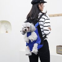 Địu chó địu mèo vải lưới cao cấp