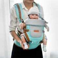 Địu em bé 4 tư thế  chính hãng, địu ngồi đa năng trợ lực có ghế chống gù cho bé 0-3 tuổi BABY LAB