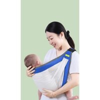 Địu em bé 4 tư thế, địu ngồi địu nằm cho bé sơ sinh 0-24 tháng địu vải lưới