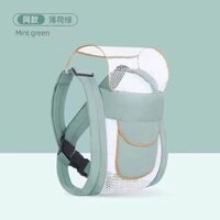 Địu em bé đa chức năng với khóa bốn móng, địu em bé cần thiết cho các bà mẹ đi chơi, nhẹ nhàng và thoải mái
