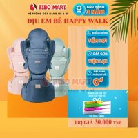 Địu em bé đa năng, địu trẻ em đa năng cao cấp 12 tư thế dây đai mềm mại giúp cha mẹ đỡ đau mỏi vai, gáy