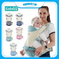 Địu em bé GABESY đa chức năng, địu em bé sơ sinh 0-36 tháng thoáng khí