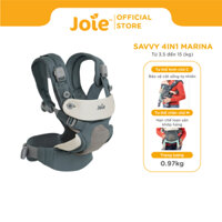 Địu em bé Joie Savvy 4 tư thế chuẩn | Địu cho bé sơ sinh đến 16kg vải cotton cao cấp dễ dàng sử dụng