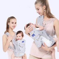 Địu em bé sơ sinh 4 tư thế có đỡ cổ đa năng cho bé mặt lưới thoáng khí cho bé