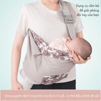 Địu em bé sơ sinh, địu em bé đa năng, địu hỗ trợ, đồ dùng đi chơi cho bé, dụng cụ bế em bé nhẹ địu điều dưỡng