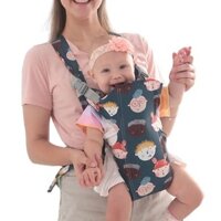 Địu Em Bé Sơ Sinh Thoáng Mát Chất Liệu Cao Cấp - Địu 3 Tư Thế Bảo Vệ Cột Sống Bé