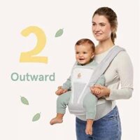 Địu Ergobaby Alta Hipseat Bệ Ngồi–Hỗ Trợ Cột Sống,Chống chân vòng kiềng,Thoáng Khí,Bé Từ 0-48 Tháng