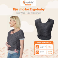 Địu Ergobaby Aura Baby Wrap – Twinkle Grey