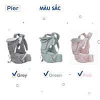 Địu ngồi cao cấp chính hãng Pier 4 tư thế