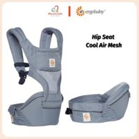 Địu ngồi cho bé Ergobaby Hip Seat Cool Air Mesh 4m+, đai địu trợ lực 4 tư thế - Monnie Kids