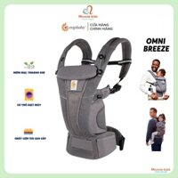 Địu ngồi Ergobaby Omni Breeze 4 tư thế cho bé, đai địu trợ lực em bé sơ sinh - Monnie Kids