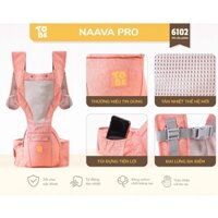 Địu nồi em bé Naava Pro chính hãng ToBé - Địu vải 4 tư thế thông minh chống gù cho bé khi đi ra ngoài, du lịch, dã ngoại