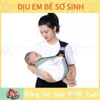 Địu trẻ em địu cho bé sơ sinh nhiều tư thế vải lưới mềm mát gọn nhẹ dễ dàng sử dụng - đại hội siêu sale