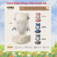 Địu trợ lực địu ngồi MISAA địu 4 tư thế, địu em bé tiện lợi, đai đi xe máy cho bé, vải cotton lưới thoáng khí