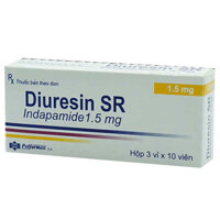 Diuresin SR 1.5mg điều trị bệnh tăng huyết áp vô căn