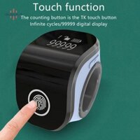 Divinehi4  Bộ đếm điện tử kỹ thuật số OLED thông minh Bộ đếm màn hình cảm ứng Máy đếm số ngón tay cầm tay có màn hình hiển thị nguồn Đẹp