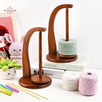 Divinehi4 Giá đỡ sợi Dụng cụ dệt kim quay Móc sợi Giá đỡ xoay Sợi cuộn dây len Máy quay quay đẹp