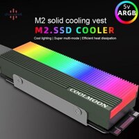 Divinehi4  Máy tính đồng bộ 5V ARGB 2280 SSD M2 Tản nhiệt PC RGB M.2 Nvme Cooler Hiệu ứng tản nhiệt Đẹp