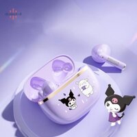 Divinehi4  Tai nghe không dây hoạt hình Sanrio Tai nghe nhét tai để chạy bộ thể thao Tai nghe trẻ em Kuromi Hello Kitty My Melody Girl Gift Nice