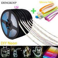 Diy 6mm riêng biệt Mới linh hoạt Dải Neon silicon cho đèn LED Neon Sign Chống nước IP67 DC12V 120Leds Băng