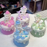 (DIY) Bộ kit làm nến tại nhà bánh kem chủ đề biển