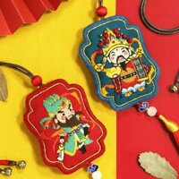 DIY / BỘ KIT TỰ THÊU TÚI THƠM THẺ QUAN/VÀ BÌNH AN TREO XE