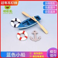 DIY cát xây dựng handmade mô hình bảng tài liệu vi cảnh cảnh quan với vua mái chèo thuyền mái chèo neo phao