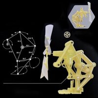 Diy Lắp Ráp Đi Bộ Mô Hình Robot Mini Strandbeest Bộ Mô Hình Thú Vị Và Sáng Tạo Quà Tặng Mô Hình Lắp Ráp Đồ Chơi Cho