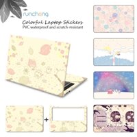 Diy Laptop Miếng Dán Da Hình Học Đơn Giản Vỏ Chất Liệu Chống Thấm Nước PVC Thích Hợp Cho Trang Trí 12 / 13 / 14 / 15 / 17 Inch