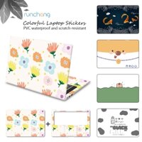 Diy Laptop Miếng Dán Da Hình Học Đơn Giản Vỏ Chất Liệu Chống Thấm Nước PVC Thích Hợp Cho Trang Trí 12 / 13 / 14 / 15 / 17 Inch