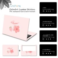 Diy Laptop Miếng Dán Da Hình Học Đơn Giản Vỏ Chất Liệu Chống Thấm Nước PVC Thích Hợp Cho Trang Trí 12 / 13 / 14 / 15 / 17 Inch