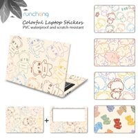 Diy Laptop Miếng Dán Da Hình Học Đơn Giản Vỏ Chất Liệu Chống Thấm Nước PVC Thích Hợp Cho Trang Trí 12 / 13 / 14 / 15 / 17 Inch