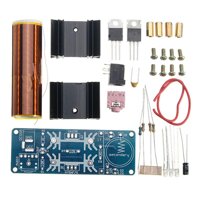 DIY Music Tesla Coil Kit 15W Mini Music Tesla Coil Plasma Speaker Wireless Transmission DC 15-24V Module Board