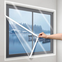 Diy Niêm Phong Windows Mùa Đông Thiết Bị Chống Gió Trong Suốt Phim Cách Nhiệt Windows Rèm Cách Nhiệt Bảo Vệ Lạnh