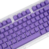 DIY PBT 104 Keys Keycaps for 61 64 72 98 Gaming Mechanical Keyboard - Purple