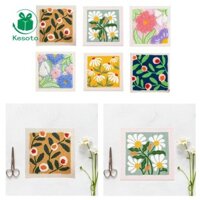 Diy Punch Pin Kits Thêu Người Lớn Trang Trí Nhà Cửa 10 '' x10 '' Phụ Kiện Handmade Dự Án Trang Trí Hình Ảnh