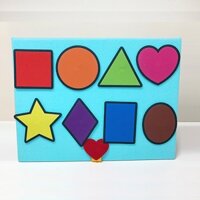 Diy Shape Learning In Felt JulieAtHome Đồ chơi dành cho trẻ mới biết đi, Hoạt động mầm non, Hàn Quốc