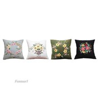 Diy Thêu Gối Trang Trí Họa Tiết Hoa Handmade Chữ Thập