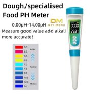 Diymore PH Food PH Meter Detector PH-012 PH Meter Đèn nền kỹ thuật số Kiểm tra chất lượng nước Bút TDS Đo nhiệt độ 0.00-14.00
