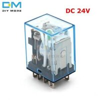 Diymore Rơ Le Điện Ô Tô Cuộn Dây AC 220V DC 12V 24V 10A Ly2nj Chính Hãng Rơ Le Điện Tử Mini Siêu Nhỏ Rơ Le Điện Từ Mô-đun 8pin DPDT