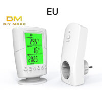 Diymore TS-2000 Màn Hình LCD Ổ Cắm Điều Khiển Nhiệt Độ Không Dây Làm Nóng Chương Trình Làm Mát Nhiệt Độ Nhiệt Độ: 0-60°C / 32-140°F