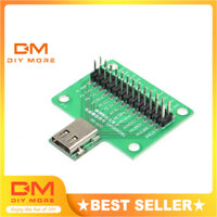 DIYMORE |  USB 3.1 cable test board 24PIN type-c Type C Female Plug jack to DIP Adapter Connector Welded PCB Converter P